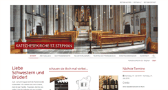 Desktop Screenshot of katechesekirche-st-stephan.de