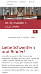 Mobile Screenshot of katechesekirche-st-stephan.de