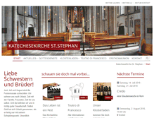 Tablet Screenshot of katechesekirche-st-stephan.de